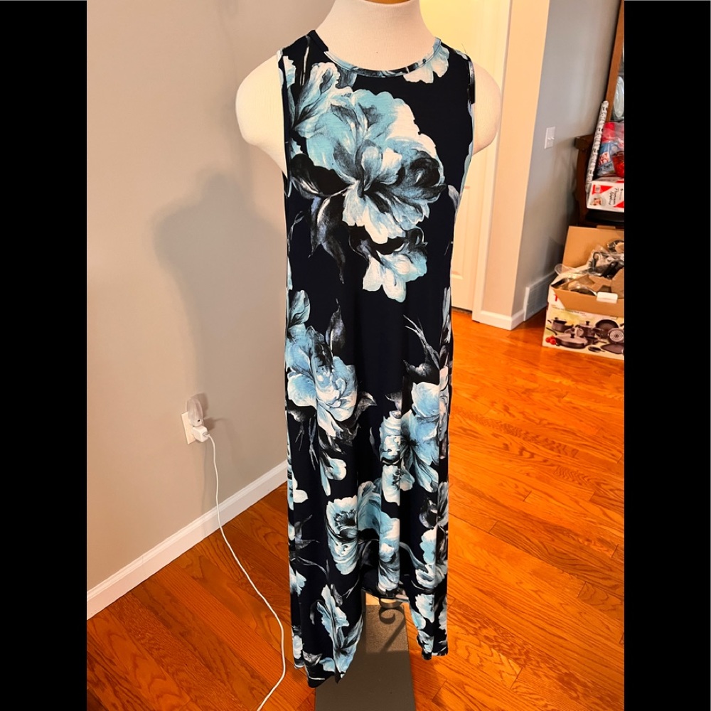Maxi high low boutique dress
